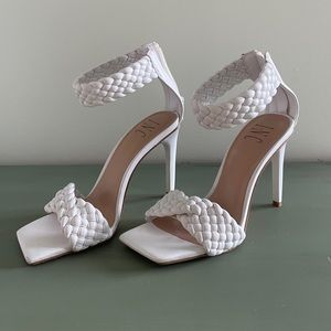 Inc White Dressy Sandals Heels